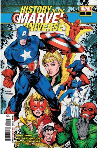 History Of The Marvel Universe 2 Captain America Cover Marvel Comic 2019 Nm