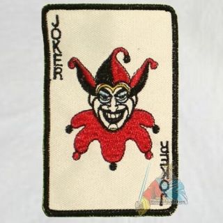 Batman Joker Card Comic Embroidered Patch Robin Jack Nicholson Heath Ledger