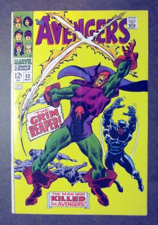Avengers 52 (silver Age / 1968) Lower Grade / First Grim Reaper