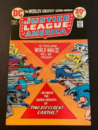 Justice League Of America 108 1973 Vf - 7.  5 Batman Flash Wonder Woman Aquaman