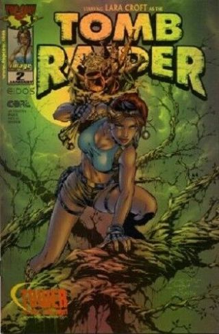 Tomb Raider Vol 1 2 Tower Records Exclusive Holofoil Cover Top Cow Fn/vf