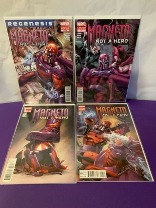 Magneto Not A Hero Complete 2012 Limited Series 1 - 4 Scottie Young Regenesis