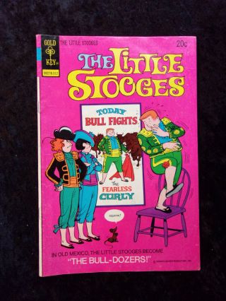 Vintage December 1973 Gold Key The Little Stooges 6 Comic Bronze Age 15