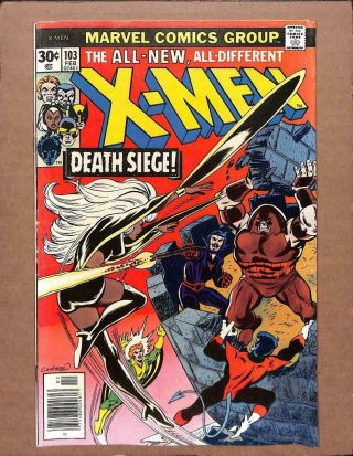 X - Men 103 - - Wolverine Colossus Storm Cyclops Nightcrawler Marvel Comics