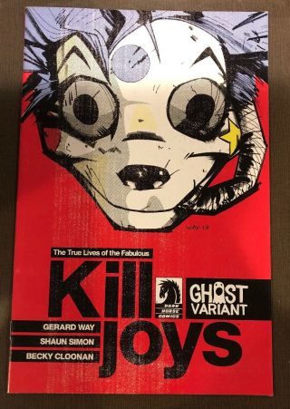 True Lives Of The Fabulous Killjoys 1 Ghost Variant Gerard Way Cover Mcr
