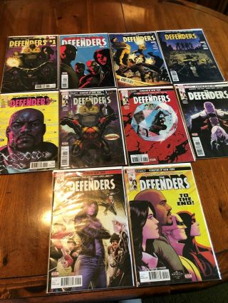 Marvel Comics The Defenders Issues 1 - 10 By Bendis & Marquez (2017).  Complete Run