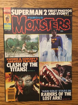 Famous Monsters Of Filmland 175 - - July 1981 - - Vf Clash Of The Titans