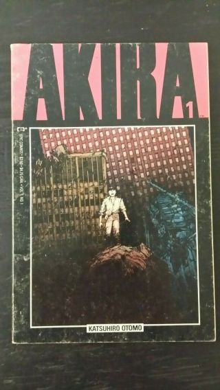 1988 Epic Comics Akira Vol 1 1 Vg/fn Flat Rate