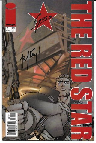 Red Star (2000) 1 Signed By 2 Bradley James Kayl Chris Gosset Autographed Image