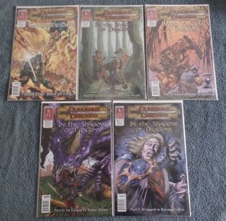 5 Dungeons & Dragons Comic Books Shadow Of Dragon & Tempest 