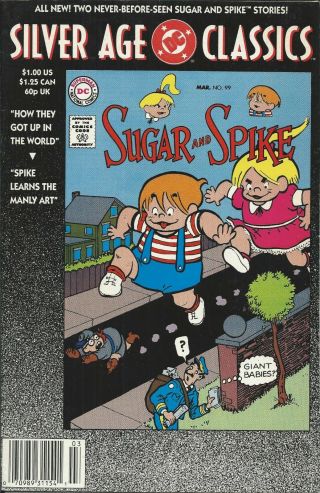 Silver Age Sugar And Spike Comic Issue 99 Dc Classic Spike Learns The Manly Art