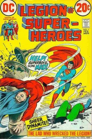 Legion Of - Heroes (1973 Series) 1 In Fine Minus.  Dc Comics [ 55]