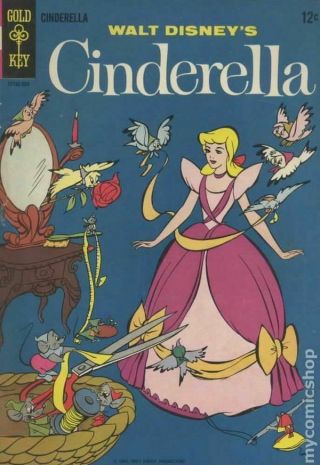 Cinderella (movie Comics) 508 1965 Vg 4.  0 Stock Image Low Grade