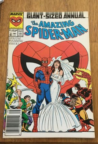The Spider - Man Annual 21 (1987,  Marvel)