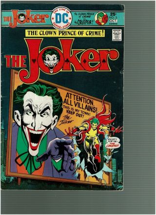 The Joker 3 The Creeper Comes To Town Vg/f
