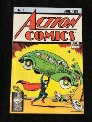 Action Comics 1 Reprint 1988 Dc Comics Vf