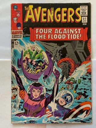 Marvel Avengers 27 (1966) Vs Attuma & The Beetle (stan Lee,  Kirby Cover)