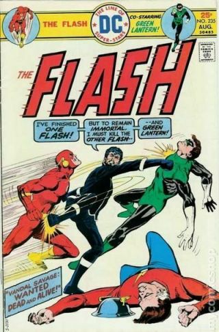Flash (1st Series Dc) 235 1975 Fn Stock Image
