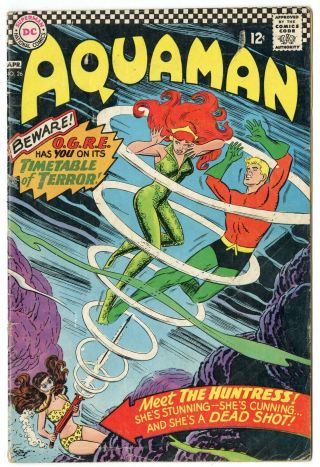 Aquaman 26 Vg 4.  0 Off - White Pages Dc 1966