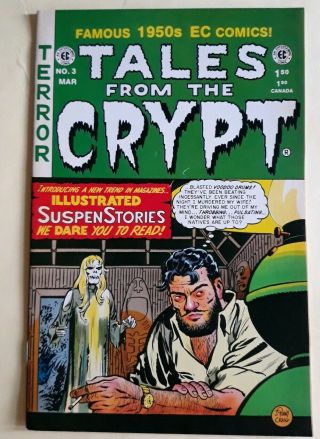 Ec Comic Tales From The Crypt Vol.  1 No.  3 1993 Reprint 19 1950 Horror Comic Book