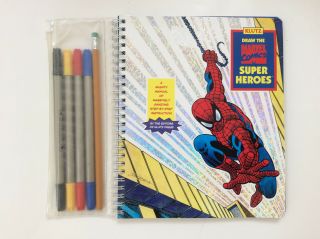 Draw The Marvel Comic Superheroes Klutz Drawing Book - - Out Of Print
