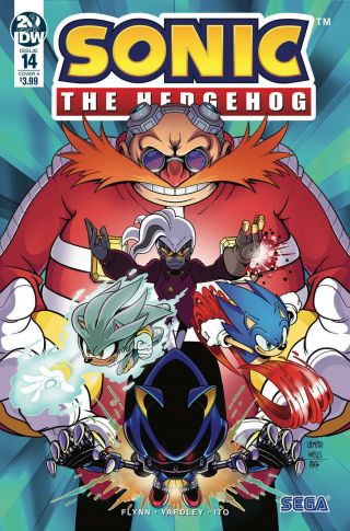 Sonic The Hedgehog 14 Wells Cover A Sega Idw Comic 1st Print 2019 Unread Nm