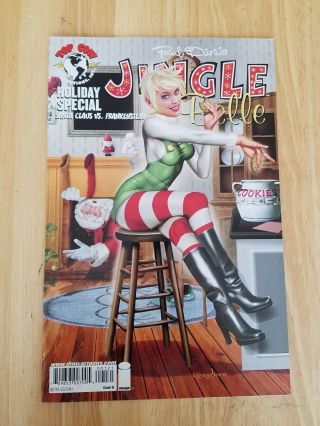 Image Top Cow Comics Jingle Belle Santa Claus Vs Frankenstein Greg Horn Variant