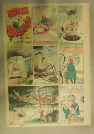 Brick Bradford Sunday Page By Ritt & Gray From 3/5/1938 Tabloid Size: 11 X 15