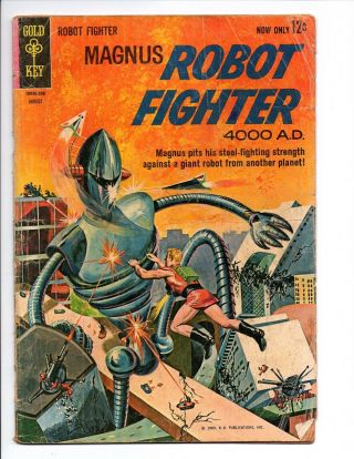 Magnus,  Robot Fighter 3 (gold Key 1963) G See Scans