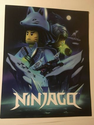 Sdcc 2019 Lego Ninjago Poster Exclusive 16x20 Friday Only Exclusive Season 11