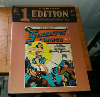 Famous 1st Edition C - 30 Sensation Comics 1 Wonder Woman Dc 1974 Treasury