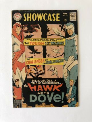 Dc Comics 1968 Showcase 75 Vintage Comic 1st Hawk & Dove Teen Titans Tv Show