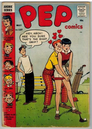 Pep Comics 127 1958 Katy Keene Story Early Silver Age Reader