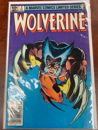 1982 Wolverine Comic Book 2 - 1st Full Yukio Appearance