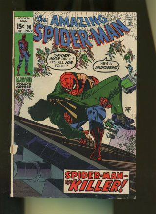 Spider - Man 90 Gd,  2.  5 1 Book Marvel And Death Shall Come Parker
