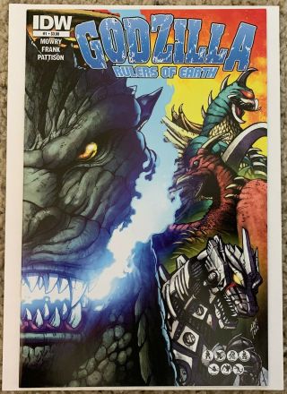 Godzilla Rulers Of Earth 1 Wrap Around Cover A Idw Comics First Print
