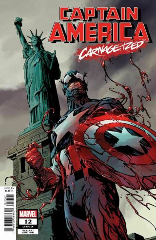 Captain America 12 Carnage - Ized Variant Marvel Comic 1st Print 2019 Unread Nm