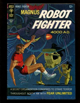 Magnus Robot Fighter 19 Fn Prezio Painted Cover,  Manning,  The Aliens,  Sci - Fi
