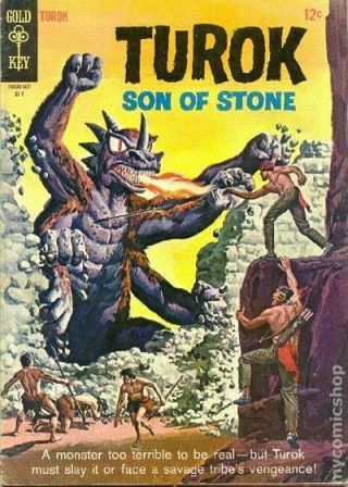 Turok Son Of Stone (dell/gold Key) 46 1965 Gd/vg 3.  0 Stock Image Low Grade