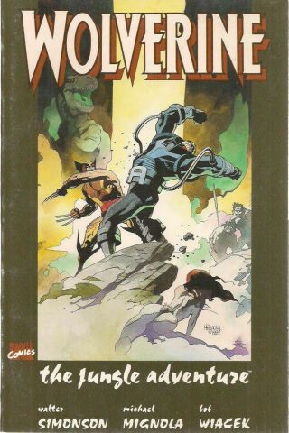 Wolverine The Jungle Adventure Marvel Comics 1st Print 1990 Tpb Softcover Vf