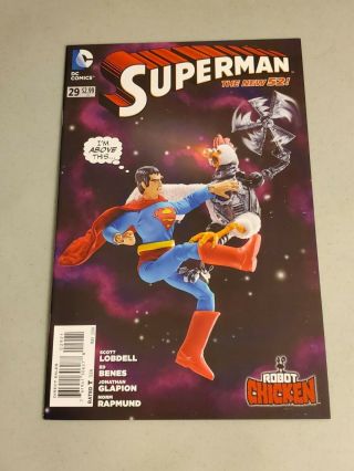 Superman 29 52 (dc May 2014) Robot Chicken Variant Nm