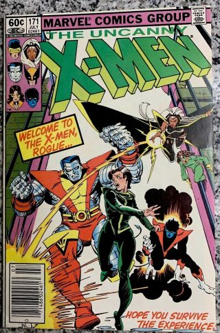 The Uncanny X - Men 171 9.  2 Nm - 1983 Marvel Key 1st Appearance Of Rogue Kitty App