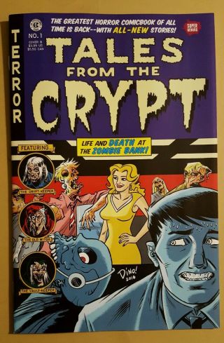 Ec Entertaining Comics Tales From The Crypt 1 Cover B Nm