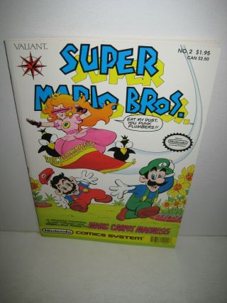 Mario Bros.  2 Comic - Valiant Comics Nintendo 1991 - Great Shape