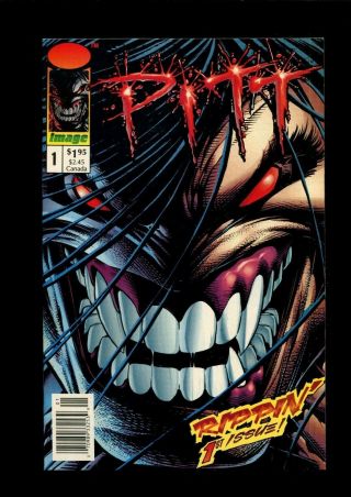 Pitt 1 Comic Book Newsstand Edition Rare Key 1993 1st App Pitt Nr - Image