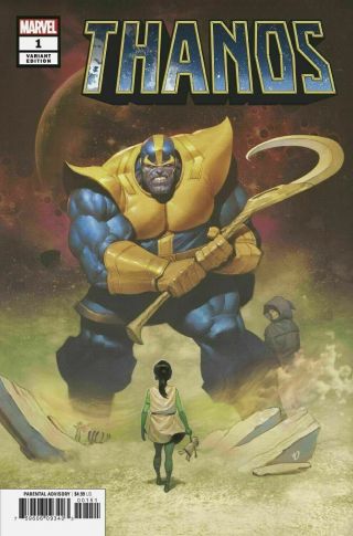 Thanos 1 Olivetti Variant Marvel Comic 1st Print 2019 Unread Nm