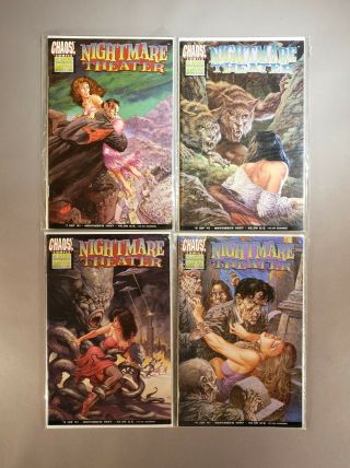Nightmare Theater 1 - 4 Chaos Comics Complete Set Wrightson Early Eric Powell 2 3