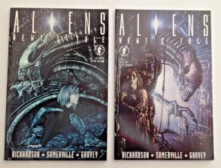 ALIENS: NEWT ' S TALE Books 1 & 2 Dark Horse Comics 1992 5