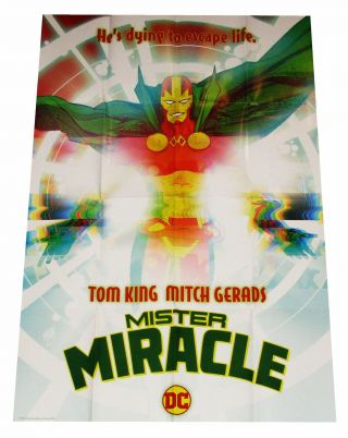 Mister Miracle Folded Promo Poster (36 " X 24 ") -