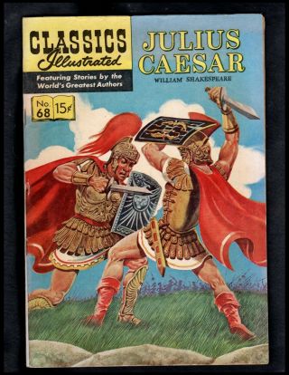 Classics Illustrated 68 Vg/f Hrn156 (julius Caesar) On $15 Order